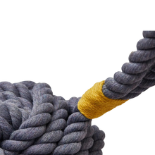 Load image into Gallery viewer, Grey Celtic Knot Tie Rope Toy
